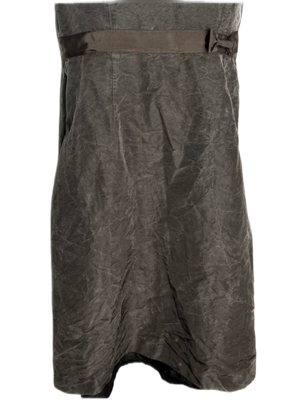 J. Crew Strapless Dress with Waist Bow - Picture 6 of 16